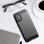 Husa Crabon pentru Samsung Galaxy S20+ ,Negru