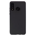 Husa Silicon, Huawei P30 Lite, Negru Matt