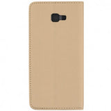 Husa Tip Carte, Samsung Galaxy J4 Plus 2018, Auriu