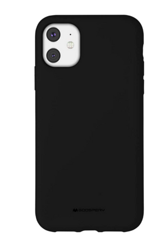 Husa Silicon Mercury, iPhone 11, Negru