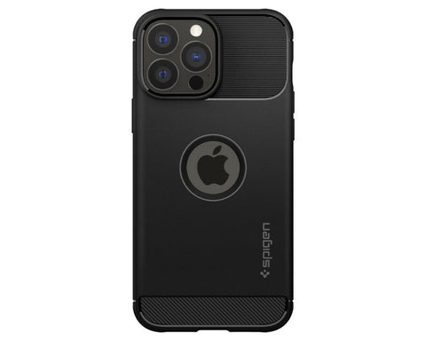 Husa Spigen Rugged, iPhone 13 Pro Max, negru
