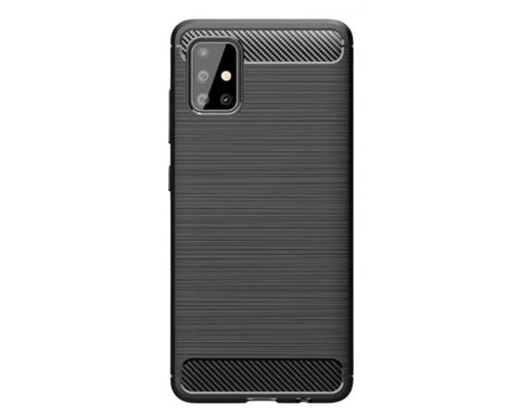 Husa Carbon, Samsung Galaxy A71, Negru