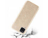Husa Silicon Forcell, Samsung Galaxy A12, Auriu cu Sclipici
