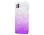 Husa Silicon Forcell, Samsung Galaxy A12, Mov cu Sclipici
