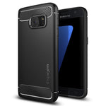 Husa Antisoc, Spigen, Samsung Galaxy S7, Negru