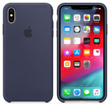Husa Originala, Silicon, iPhone XS Max, Albastru