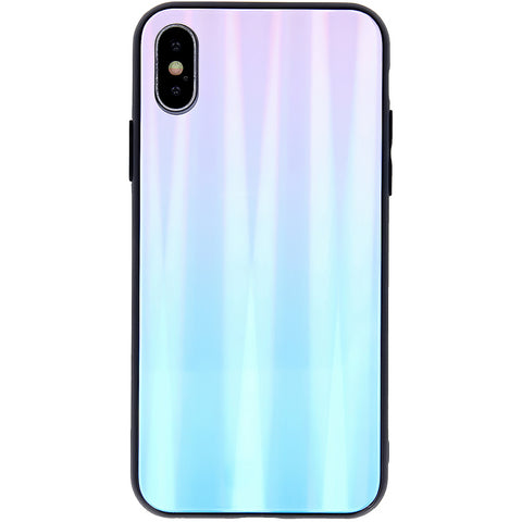 Husa Aurora Glass Samsung A50 / A30s / A50s, Albastru-Roz