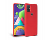 Husa Silicon Forcell, Samsung Galaxy A21S, Rosu