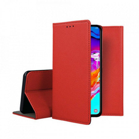 Husa Tip Carte, Samsung Galaxy J6 Plus, Rosu