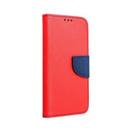 Husa Tip Carte, Xiaomi Redmi 9C, Rosu-Albastru
