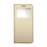 Husa Tip Carte, Smart Look, Huawei P20 Pro, Auriu