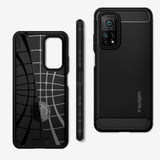 Husa Antisoc, Spigen, Xiaomi MI 10T PRO/10T, Negru