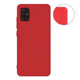 Husa Silicon, Samsung Galaxy A51, Rosu