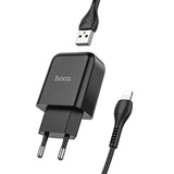 Incarcator Charger, USB Hoco N2, 2.1A, Negru
