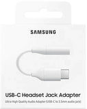 Adaptor Audio Original, Samsung, USB Type-C la mufa Jack 3.5 mm, Alb