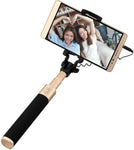Selfie stick Huawei AF11, conector jack 3.5 mm, maner telescopic, Negru, Auriu