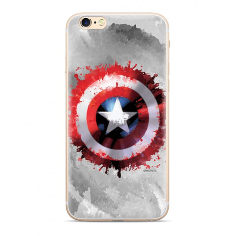 Husă Marvel ™ Captain America 019 Samsung S10 Plus G975 gri / gri MPCCAPAM7005