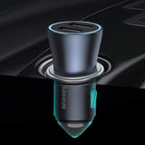 Incarcator Auto, Baseus, 40W  X2 USB, Negru