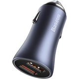 Incarcator Auto, Baseus, 40W  X2 USB, Negru