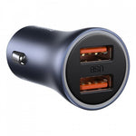 Incarcator Auto, Baseus, 40W  X2 USB, Negru