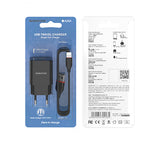 Incarcator USB iPhone, Borfone, Negru