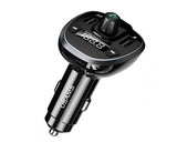 Modulator FM, Usams, X2 USB, 3.4A, Negru
