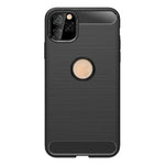 Husa Carbon, Silicon, iPhone 11, Negru