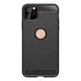 Husa Carbon, Silicon, iPhone 11, Negru