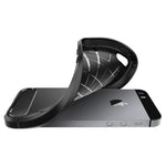 Husa Antisoc, Spigen, iPhone SE/5S/5, Negru