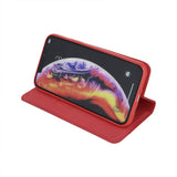 Husa Tip Carte, Smart Senso, Samsung Galaxy A50, Rosu