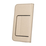 Husa Tip Carte, Universala, Negru-Auriu 5,5 87x159