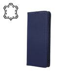 Husa Tip Carte, Piele Originala, Samsung Galaxy A51, Albastru