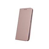 Husa Tip Carte, Smart Skin, Samsung Galaxy M21, Rose Gold