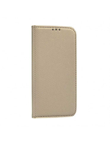 Husa Tip Carte, Smart Magnetic, Huawei Mate 20 Lite, Auriu