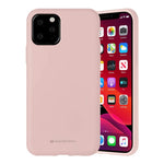 Husa Silicon Goospery, iPhone 12 Pro Max, Roz