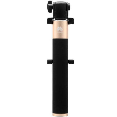 Selfie stick Huawei AF11, conector jack 3.5 mm, maner telescopic, Negru, Auriu