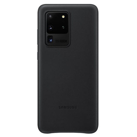 Husa Originala din Piele, Samsung Galaxy S20 Ultra, Negru