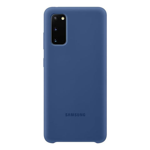 Husa Silicon Originala, Samsung Galaxy S20, Albastru