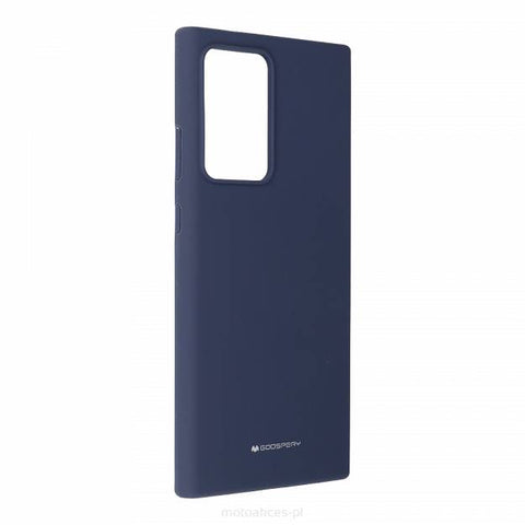 Husa Silicon Mercury, Samsung Galaxy Note 20 Ultra, Albastru Inchis
