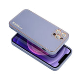 Husa Din Piele, Forcell, iPhone 11, cu protecție a camerei, Mov Auriu
