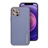 Husa Din Piele, Forcell, iPhone 7/8/ SE 2020, cu protecție a camerei, Mov Auriu
