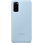 Husa Tip Carte Led Originala, Samsung Galaxy S20, Albastru