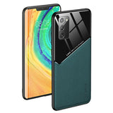 Husa din Piele Ecologica si Sticla, iPhone 11, Verde