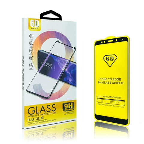 Folie sticla pentru Xiaomi Redmi Note 9T Full Face, Full Glue, 6D, Neagra