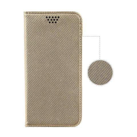 Husa Tip Carte, Universala, 5, 5", Auriu