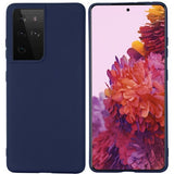 Husa Silicon Slim, Samsung Galaxy S21 Ultra, Albastru