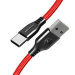 Cablu de date Mcdodo Warrior USB - USB-C 1,0 m, CA-5172, Rosu