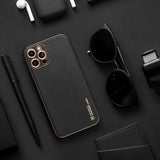 Husa din Piele, Forcell, Samsung Galaxy A02S, Negru-Argintiu