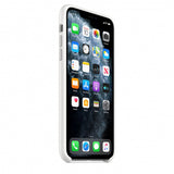 Husa Silicon, Originala Apple, iPhone 11 Pro Max, Alb