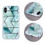 Husa Silicon, Geometric Samsung A42 5G, Verde